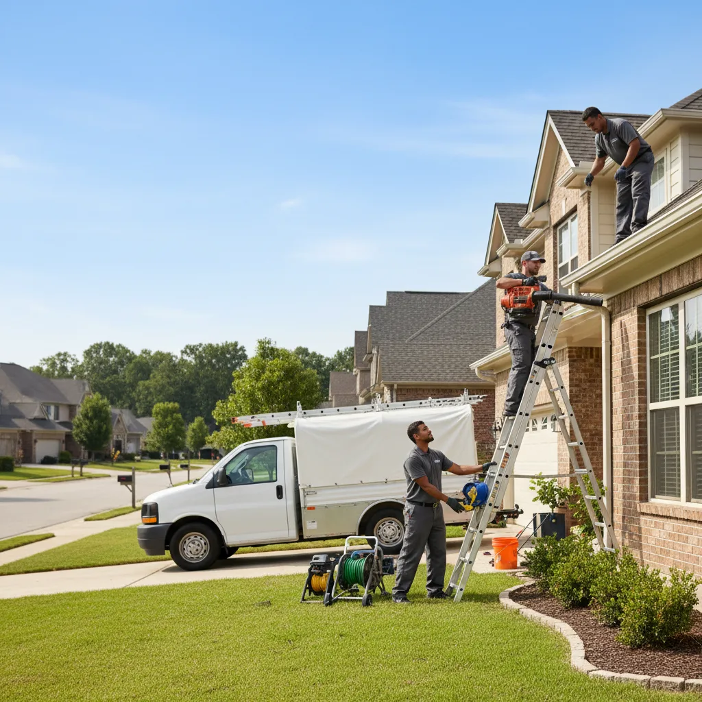 Home Gutter Service in Hutchins, TX near me